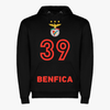 Benfica - Sweat-shirt com capuz - Preta