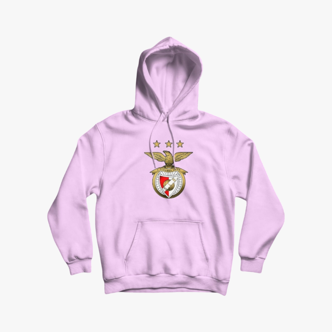 Benfica - Sweat-shirt com capuz - Rosa