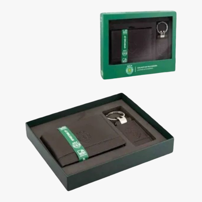 Sporting - Conjunto carteira + porta chaves