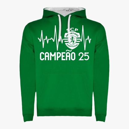Sporting - Sweat-shirt com capuz - Verde