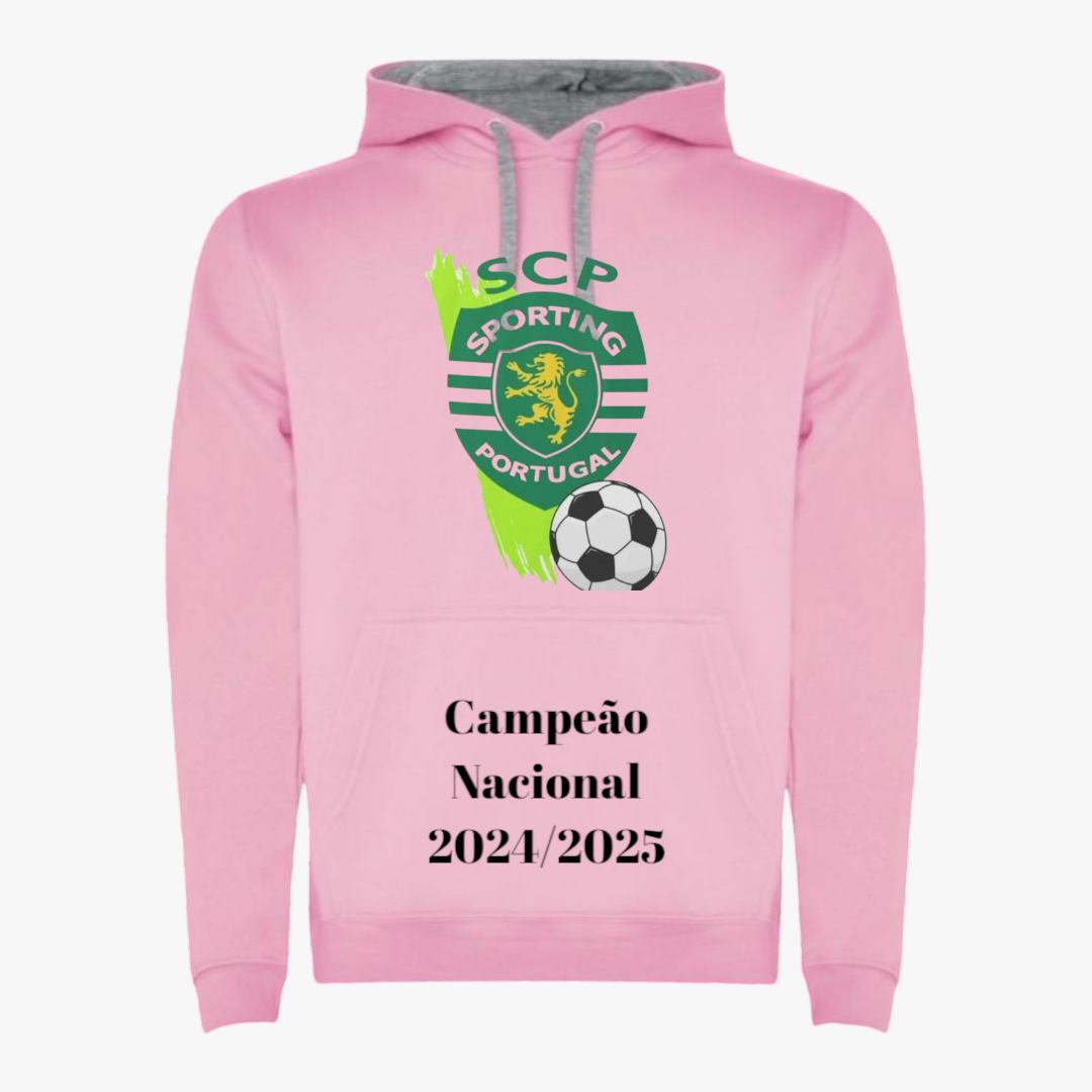 Sporting - Sweat-shirt com capuz - Rosa