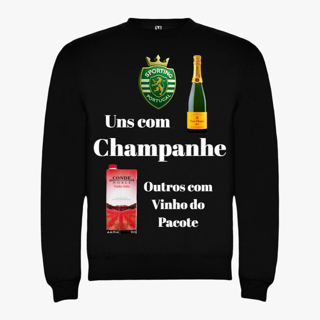 Sporting - Sweat-shirt - Preta