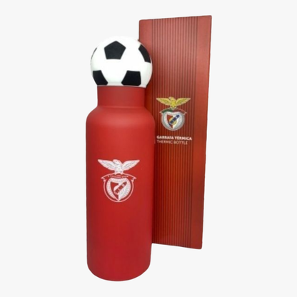 Benfica - Garrafa de aço tampa bola