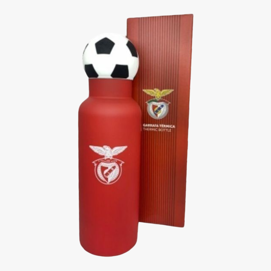 Benfica - Garrafa de aço tampa bola
