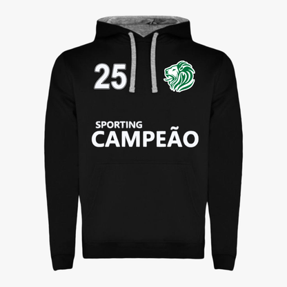 Sporting - Sweat-shirt com capuz - Preta
