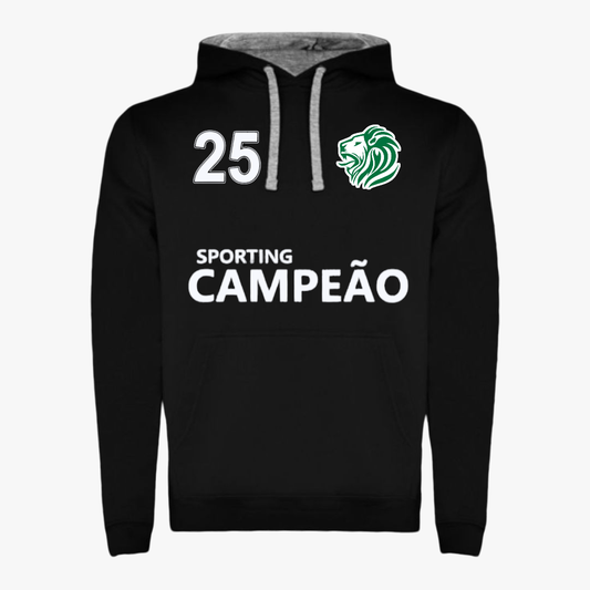 Sporting - Sweat-shirt com capuz - Preta