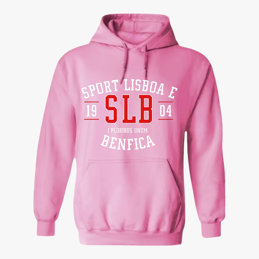 Benfica - Sweat-shirt com capuz - Rosa