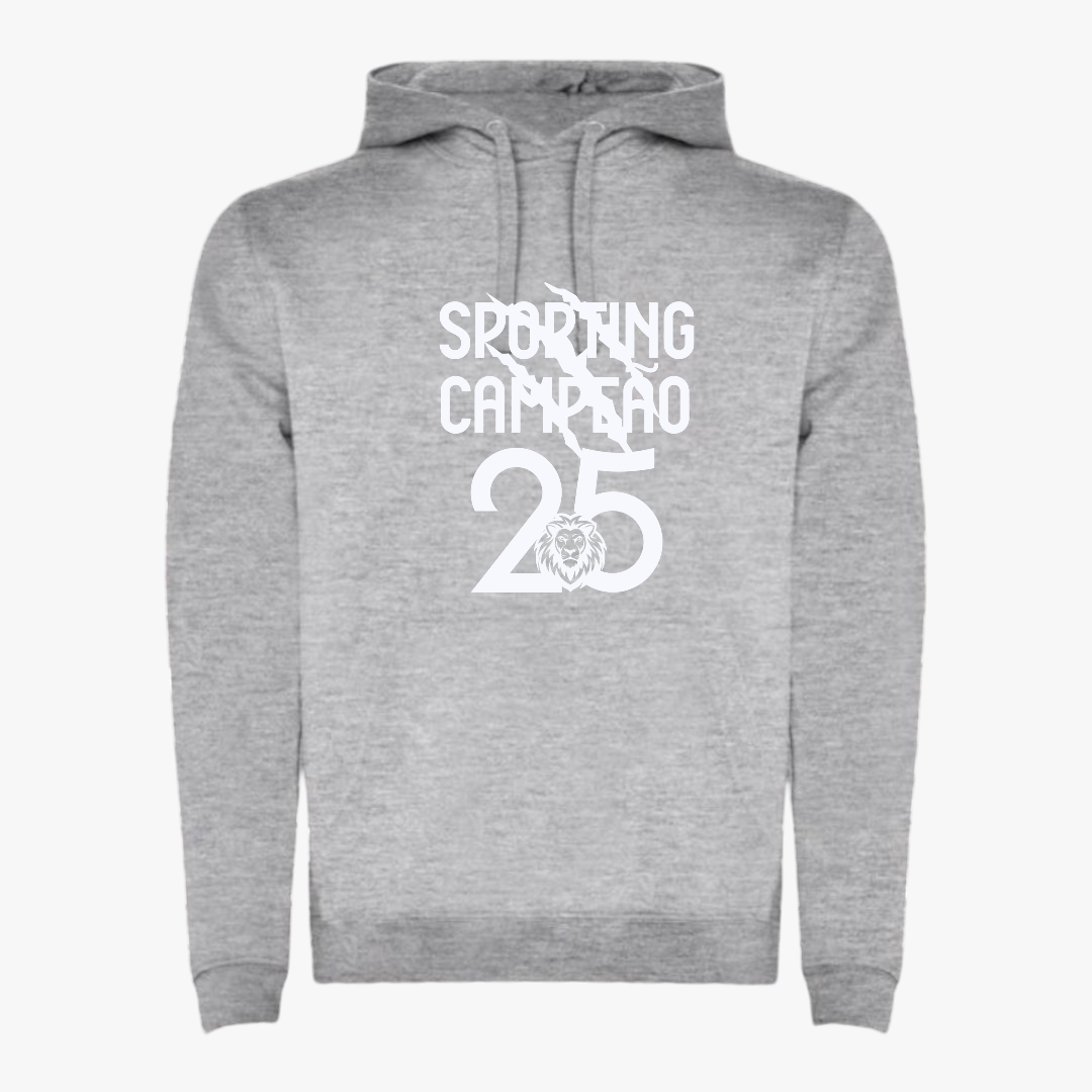 Sporting - Sweat-shirt com capuz - Cinza