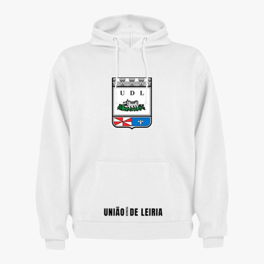 União de Leiria - Sweat-shirt com capuz - Branca