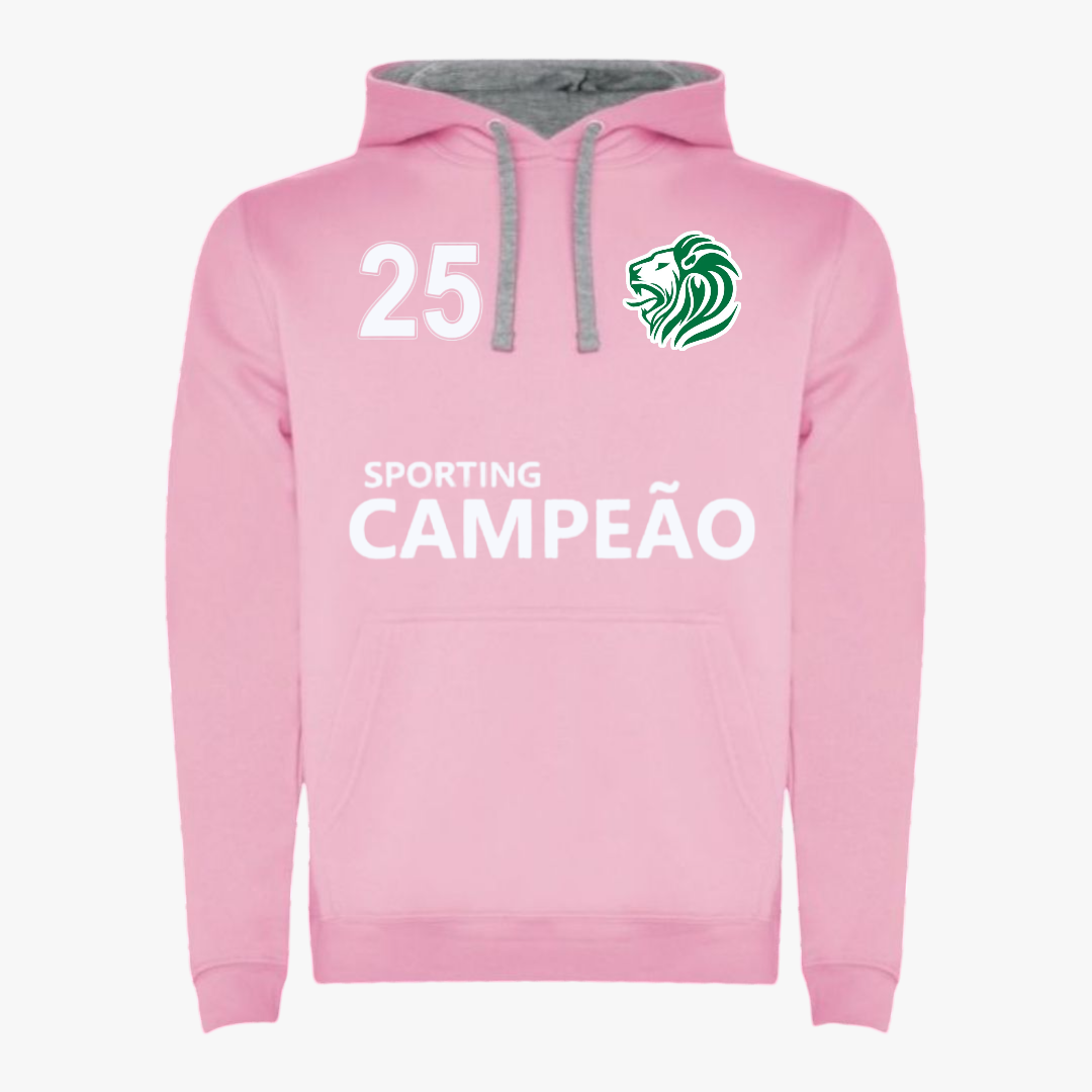 Sporting - Sweat-shirt com capuz - Rosa