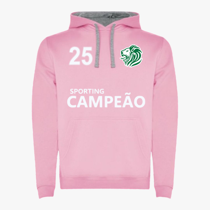 Sporting - Sweat-shirt com capuz - Rosa