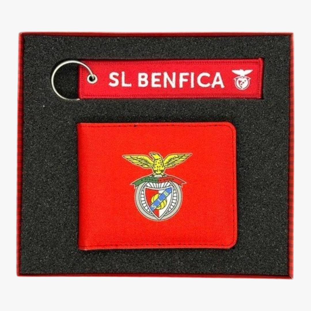 Benfica - Carteira sintética + porta chaves