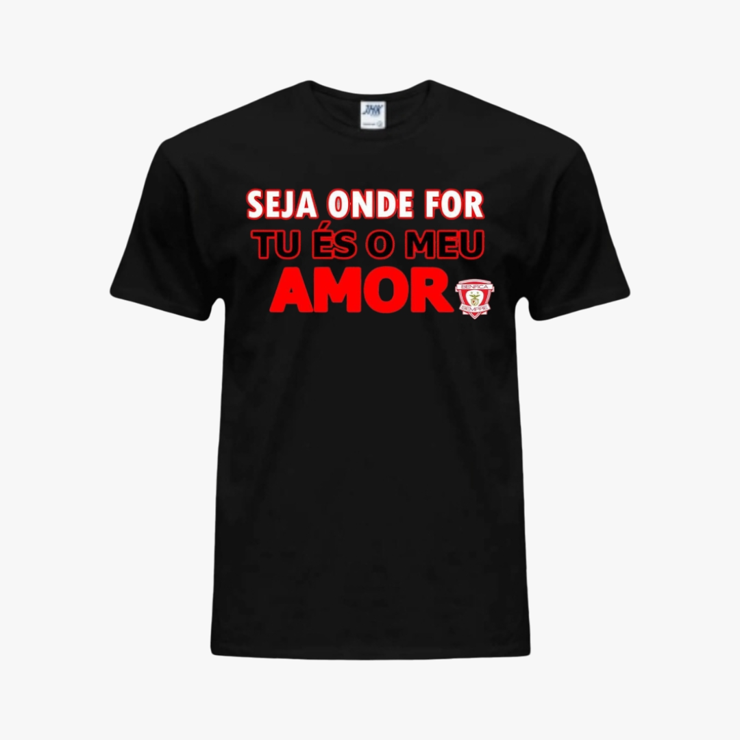 Benfica - T-shirt Preta