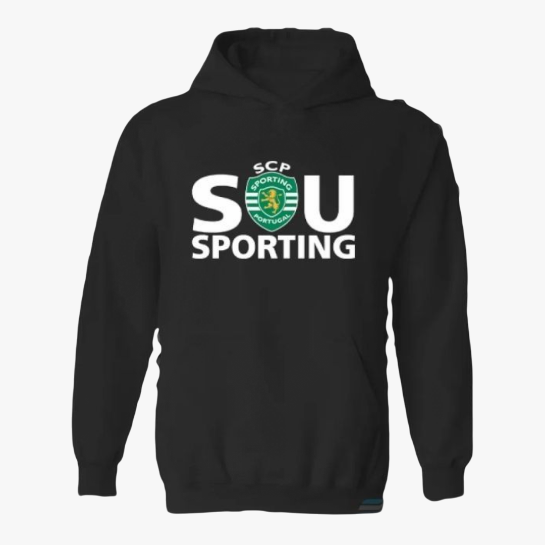 Sporting - Sweat-shirt com capuz - Preta