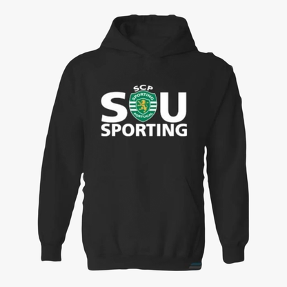 Sporting - Sweat-shirt com capuz - Preta