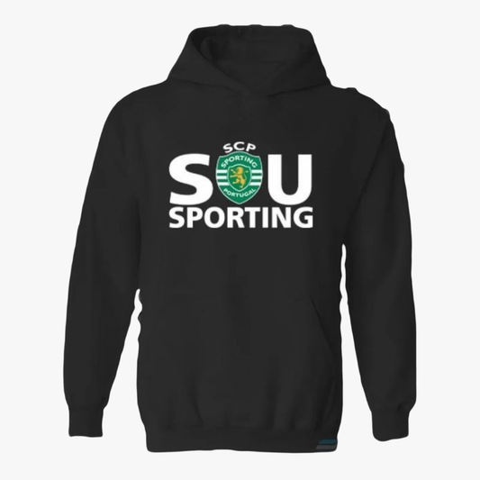 Sporting - Sweat-shirt com capuz - Preta