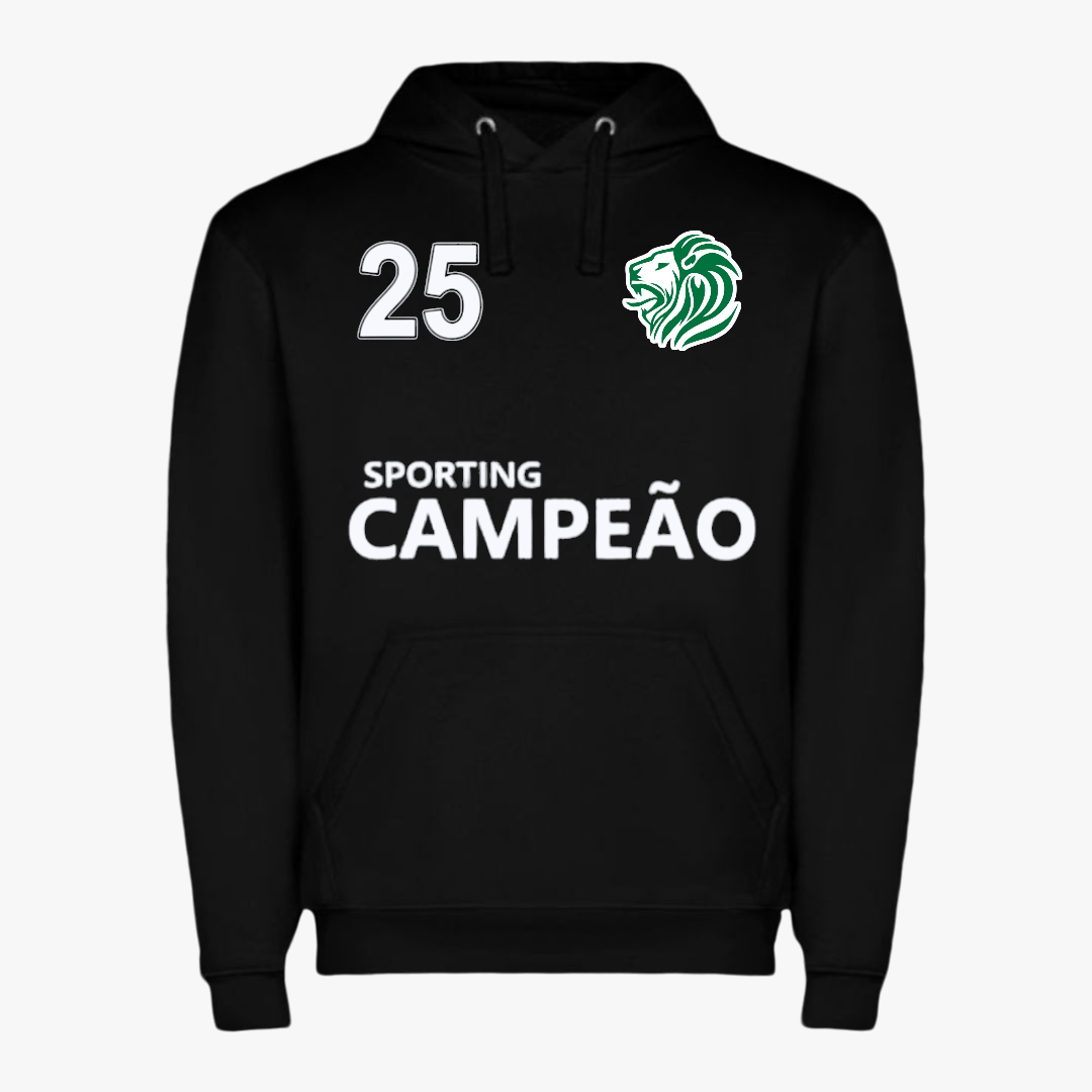 Sporting - Sweat-shirt com capuz - Preta