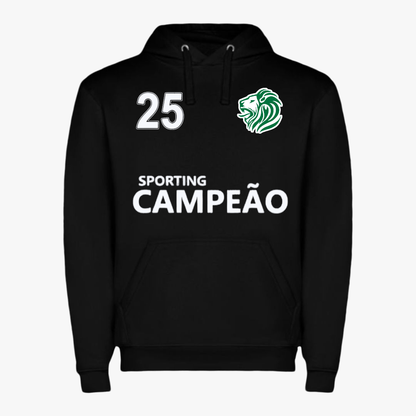 Sporting - Sweat-shirt com capuz - Preta
