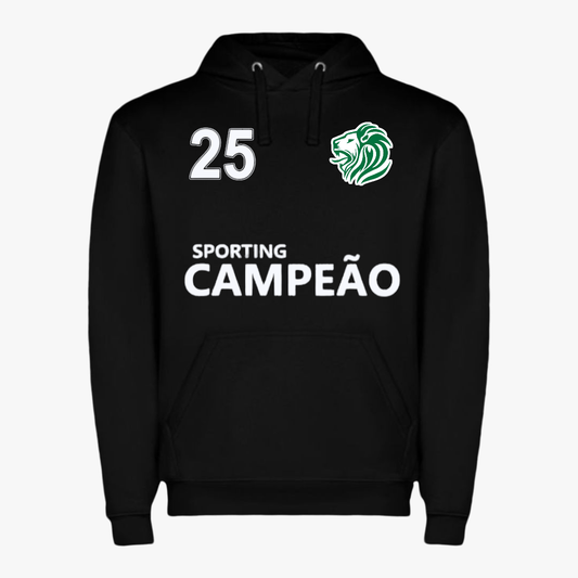 Sporting - Sweat-shirt com capuz - Preta