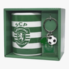 Sporting - Conjunto caneca cerâmica + porta chaves