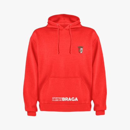 Braga - Sweat-shirt com capuz - Vermelha