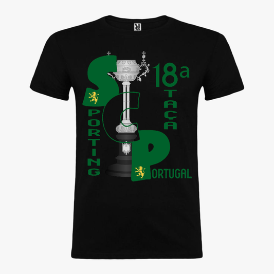 Sporting - T-shirt Preta