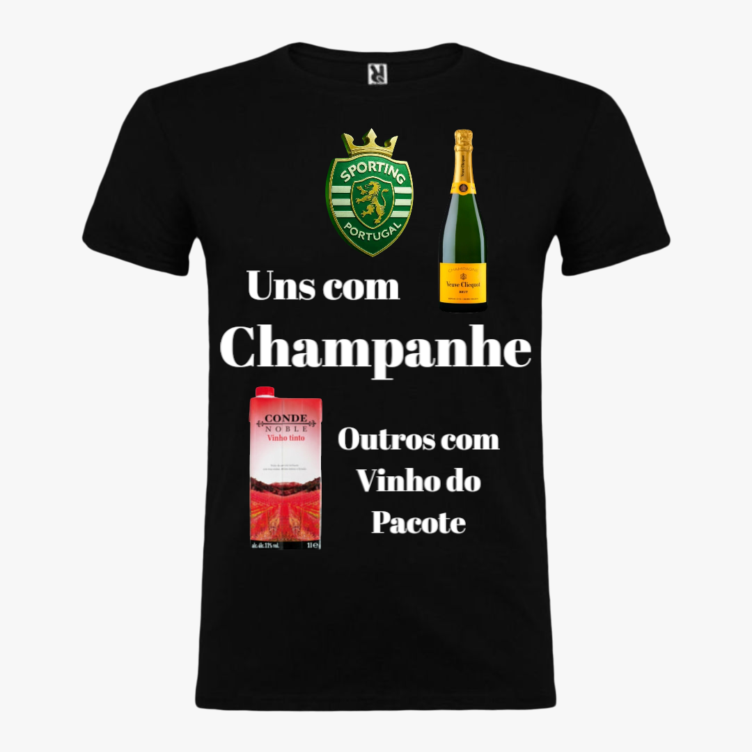 Sporting - T-shirt Preta
