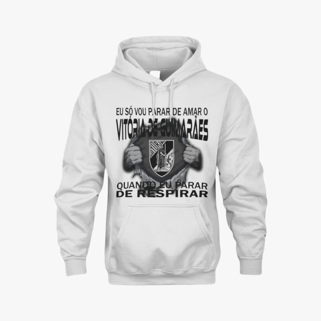 Vitória - Sweat-shirt com capuz - Branca