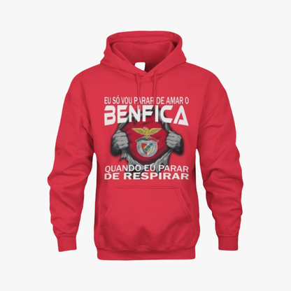 Benfica - Sweat-shirt com capuz - Vermelha