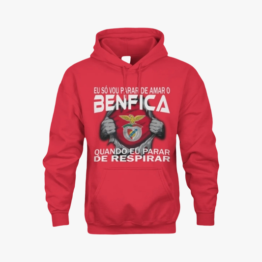 Benfica - Sweat-shirt com capuz - Vermelha