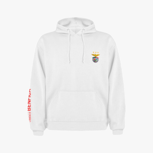 Benfica - Sweat-shirt com capuz - Branca