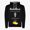 Benfica - Sweat-shirt com capuz - Preta