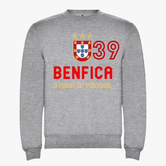 Benfica - Sweat-shirt - Cinza