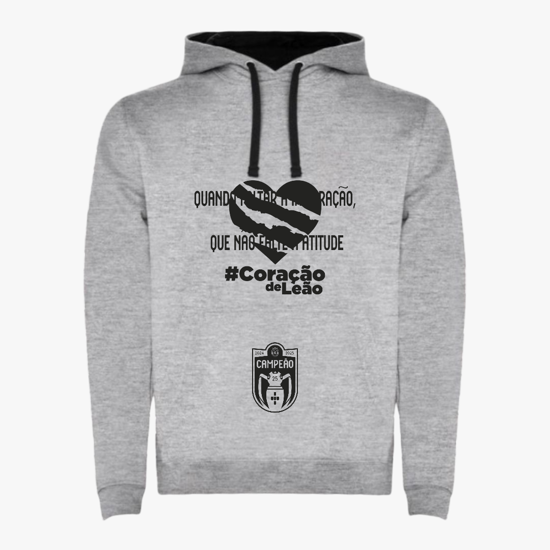 Sporting - Sweat-shirt com capuz - Cinza