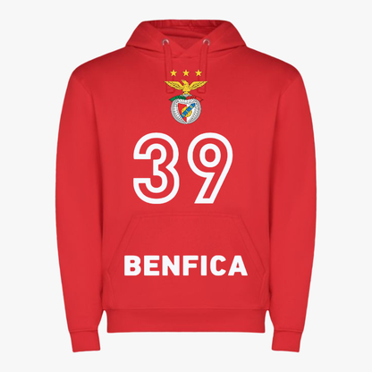 Benfica - Sweat-shirt com capuz - Vermelha