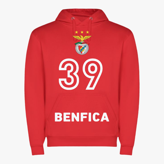 Benfica - Sweat-shirt com capuz - Vermelha