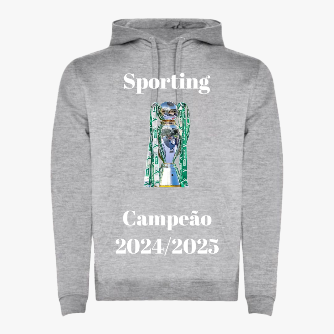 Sporting - Sweat-shirt com capuz - Cinza