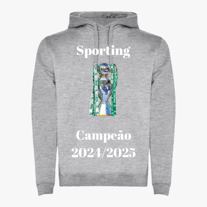 Sporting - Sweat-shirt com capuz - Cinza