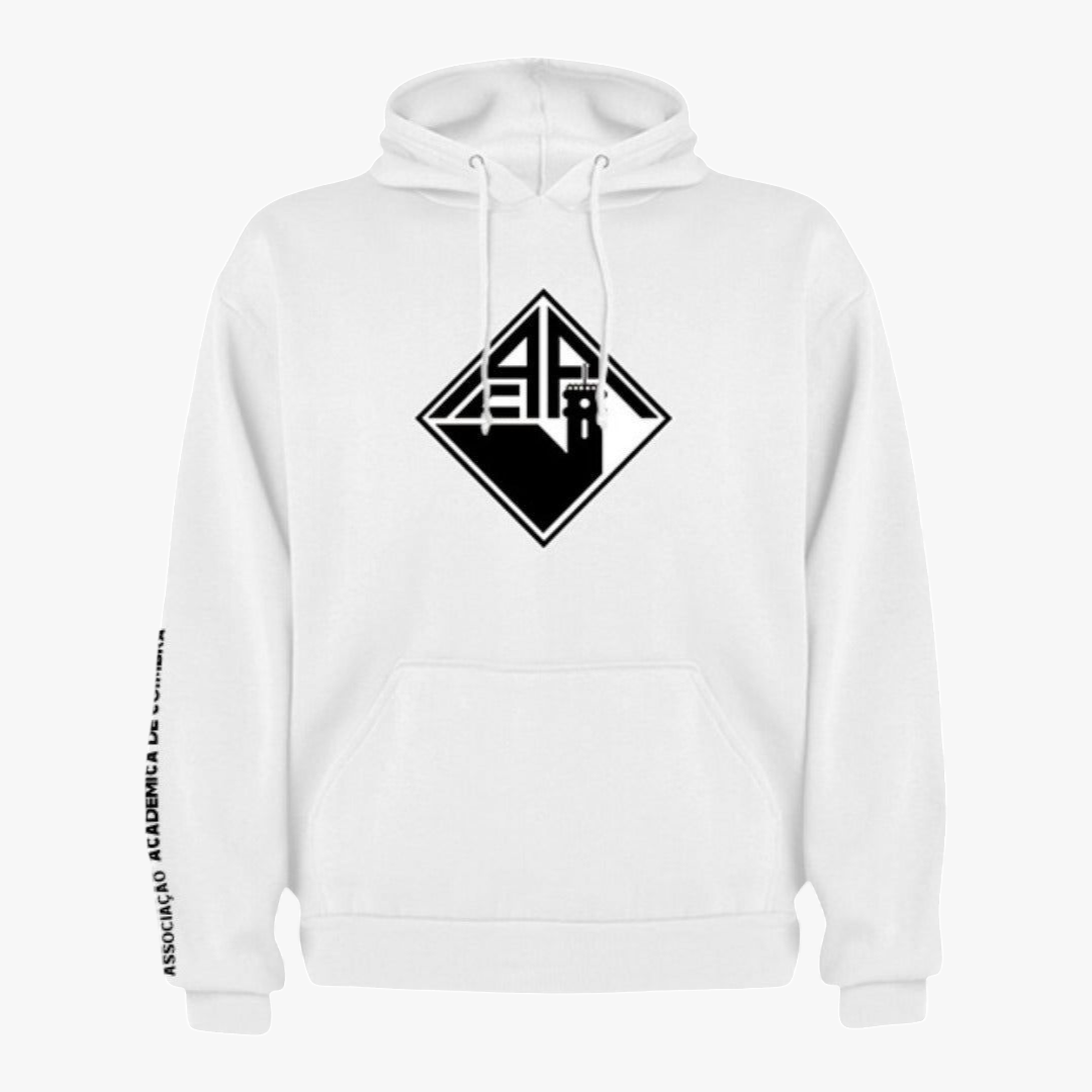 Académica de Coimbra - Sweat-shirt com capuz - Branca