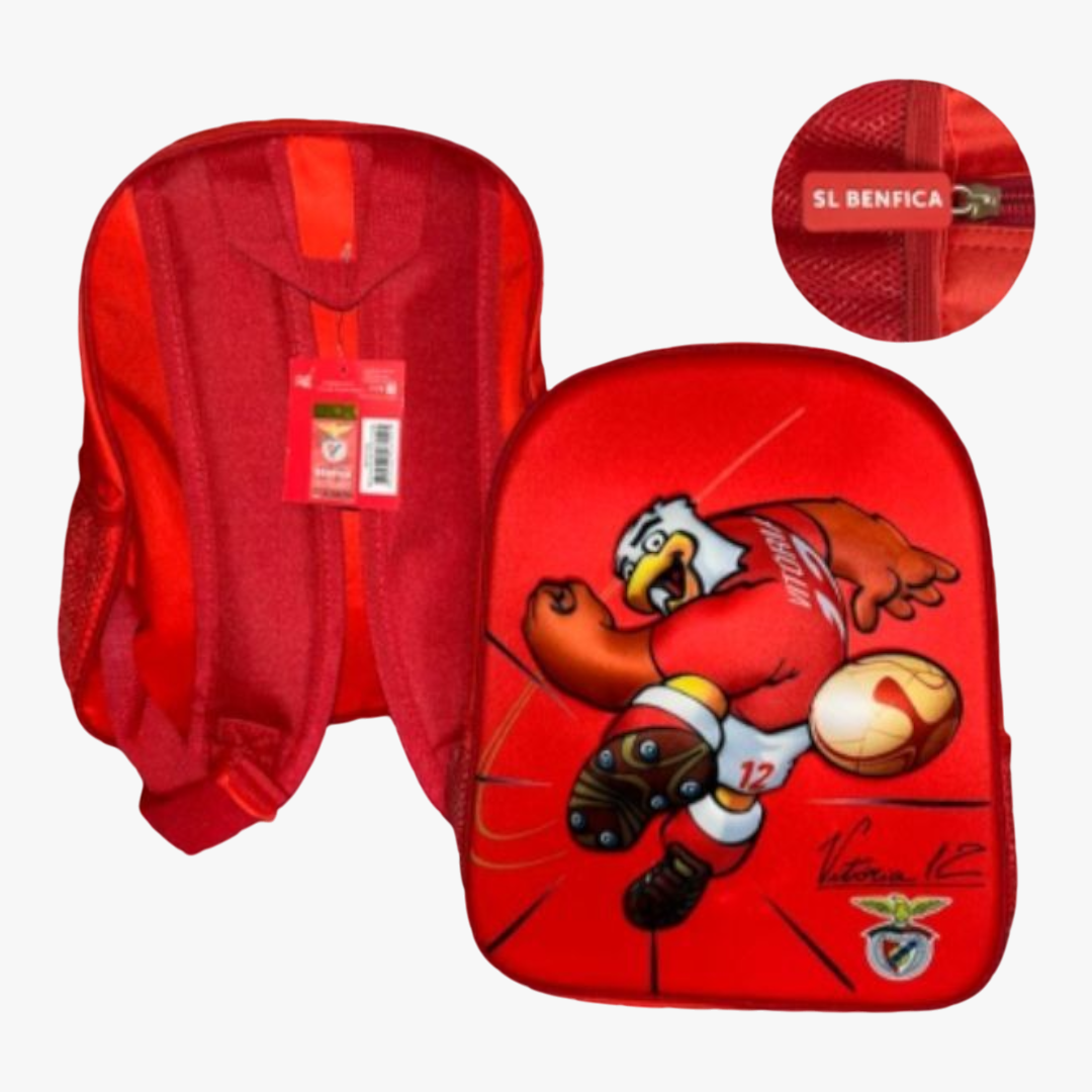 Benfica - Mochila 3D pré escolar 31cm