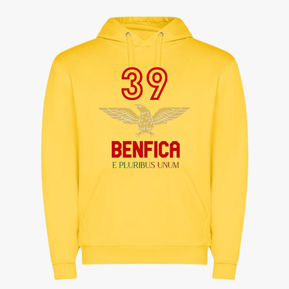 Benfica - Sweat-shirt com capuz - Amarela