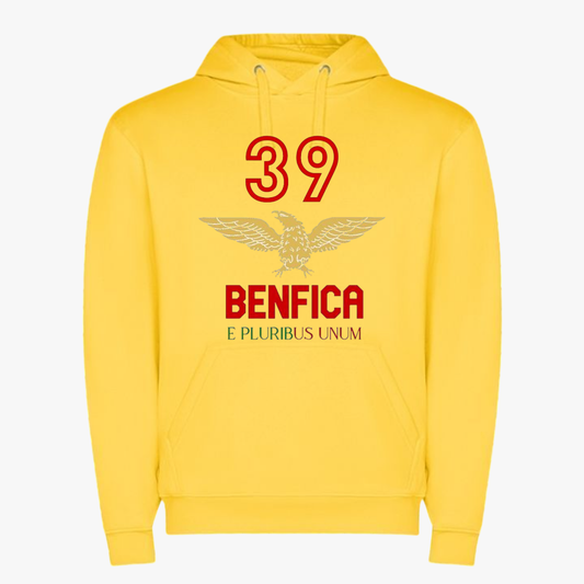 Benfica - Sweat-shirt com capuz - Amarela