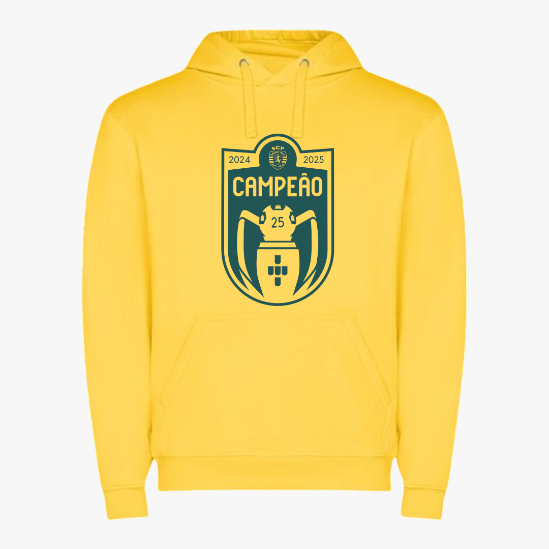 Sporting - Sweat-shirt com capuz - Amarela