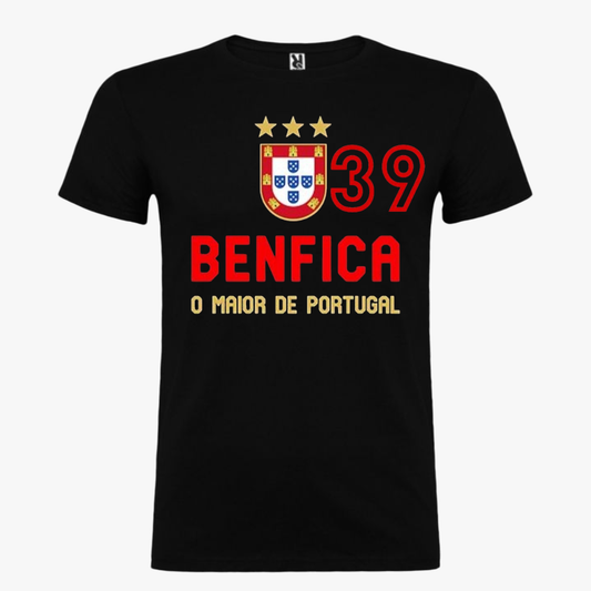 Benfica - T-shirt Preta
