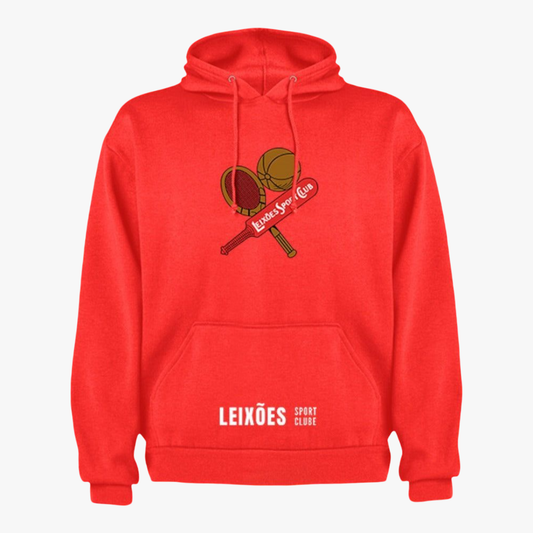 Leixões - Sweat-shirt com capuz - Vermelha