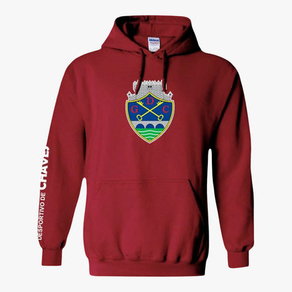 Chaves - Sweat-shirt com capuz - Borgonha