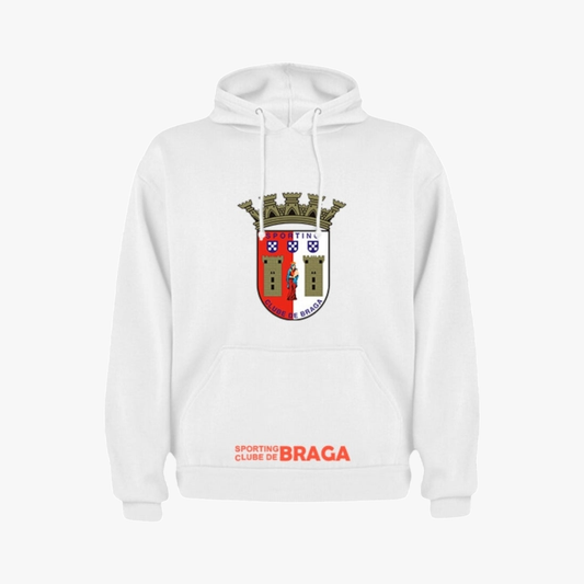 Braga - Sweat-shirt com capuz - Branca