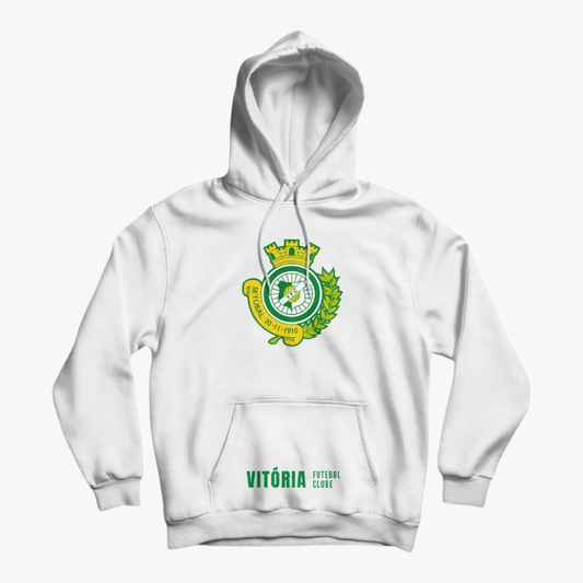 Vitória - Sweat-shirt com capuz - Branca