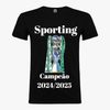 Sporting - T-shirt Preta