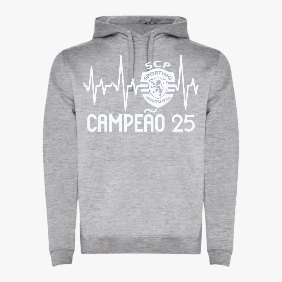 Sporting - Sweat-shirt com capuz - Cinza